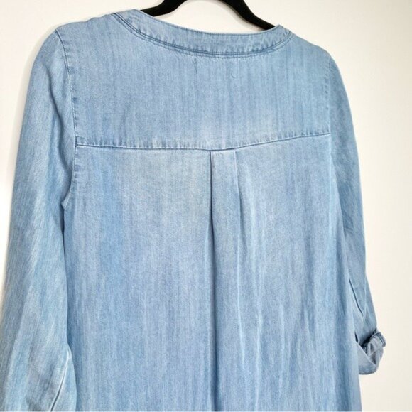 Altar’d State Lace Up Chambray Dress - Picture 8 of 9